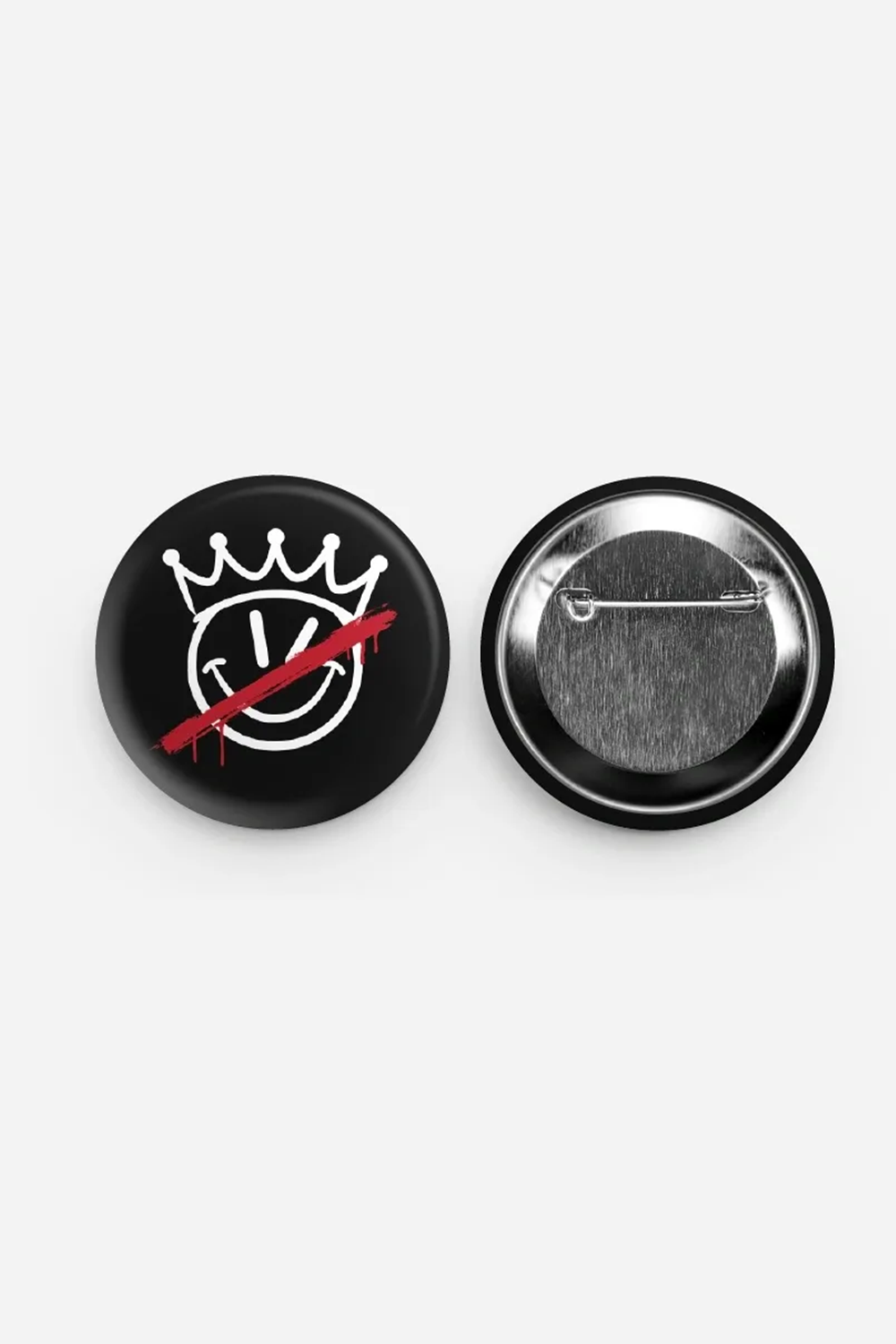 No Kings Here 2.25” Button (Black)