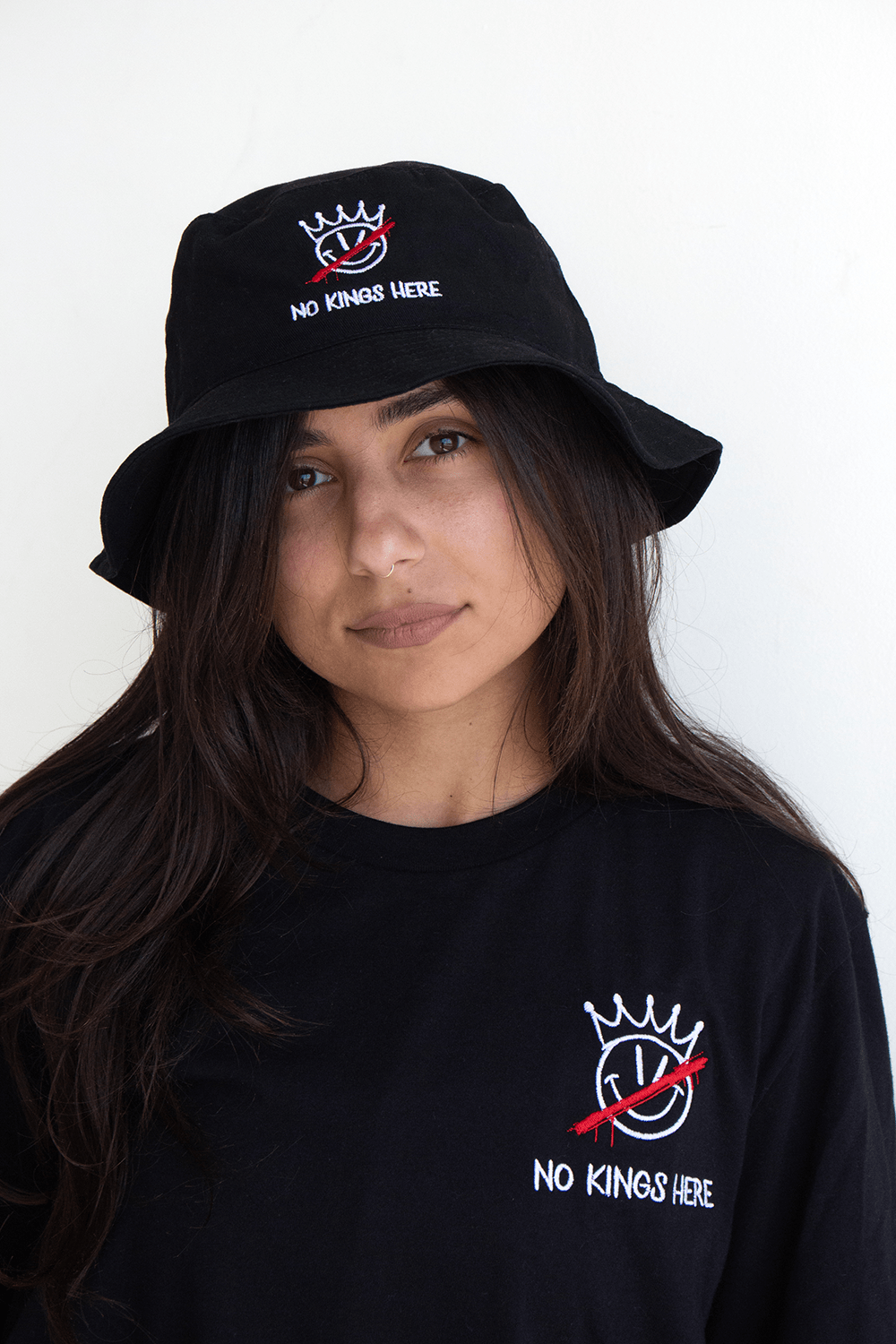 No Kings Here Bucket Hat
