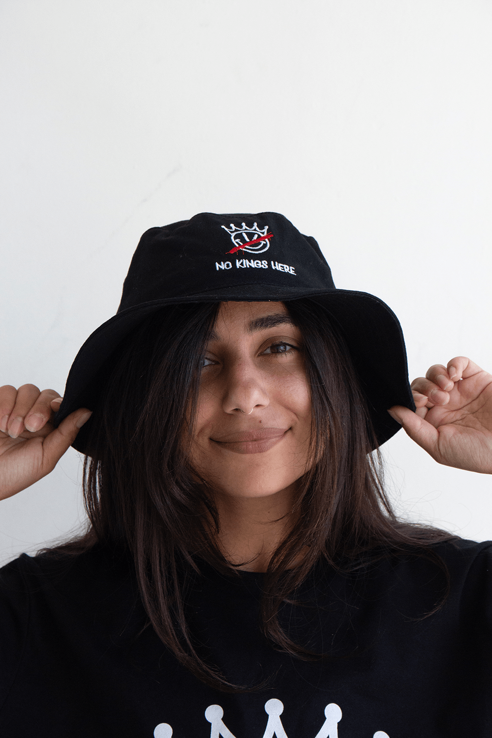 No Kings Here Bucket Hat
