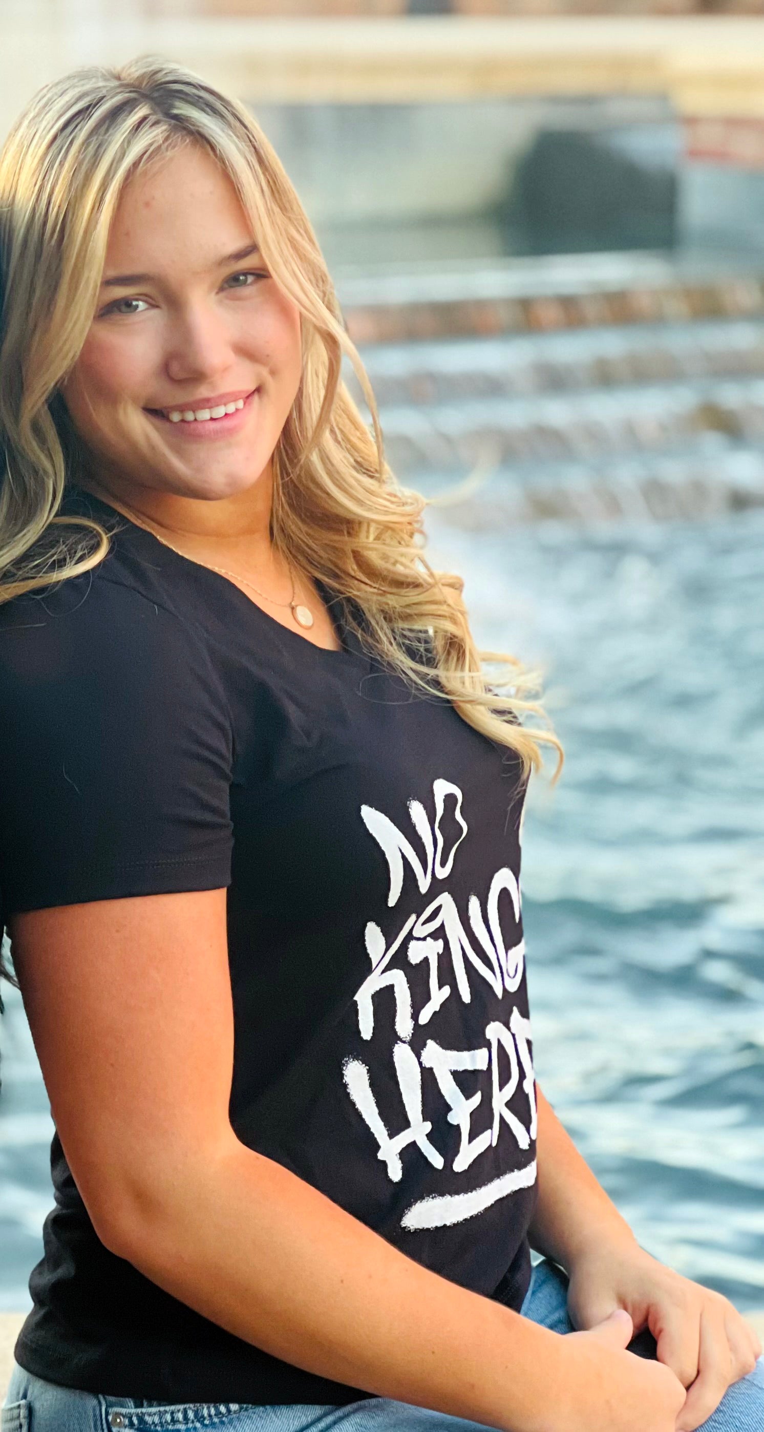 NKH Graffiti Ladies V-Neck T-Shirt