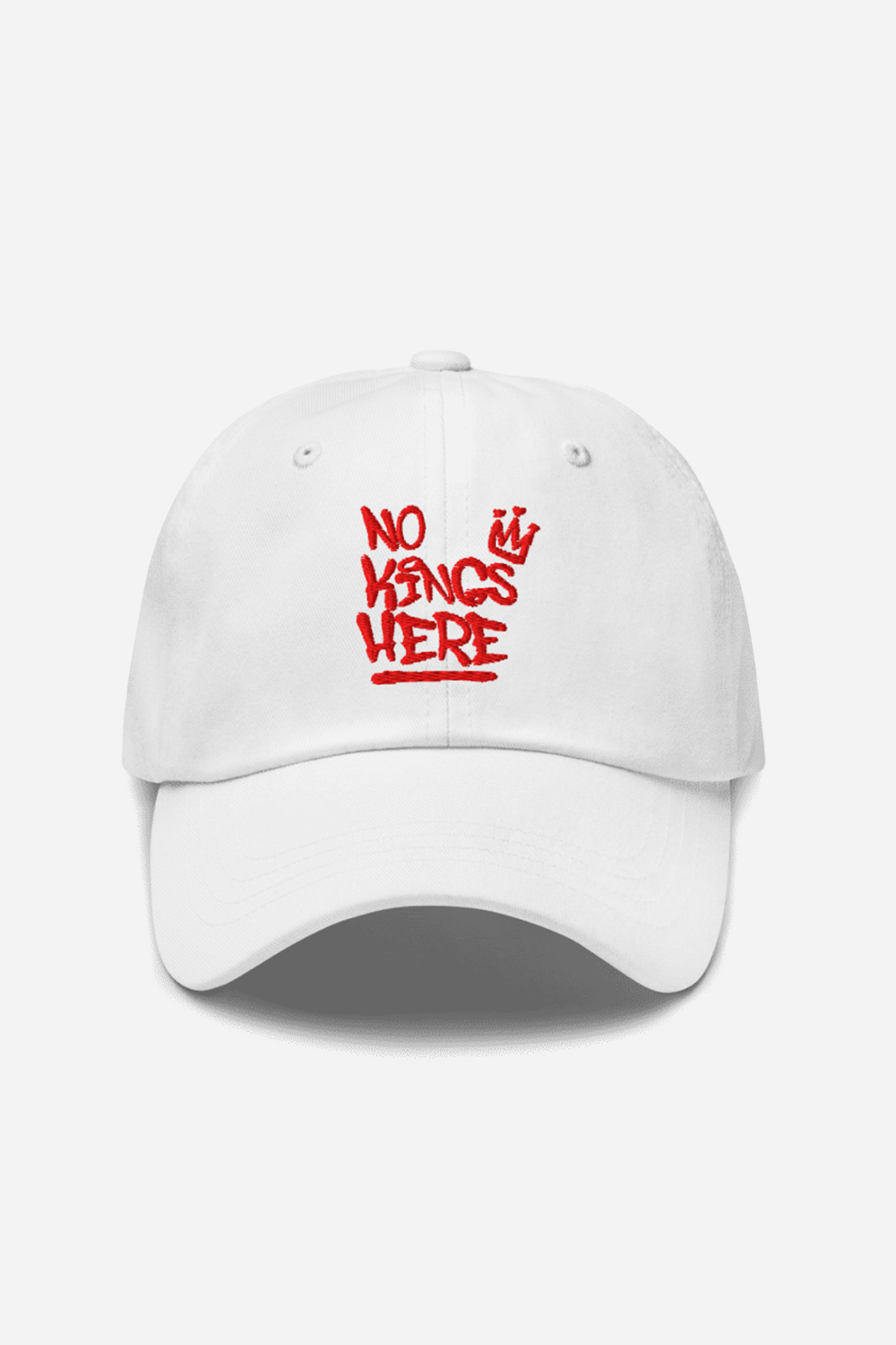 NKH LOVE All-Cloth Dad Hat (White)