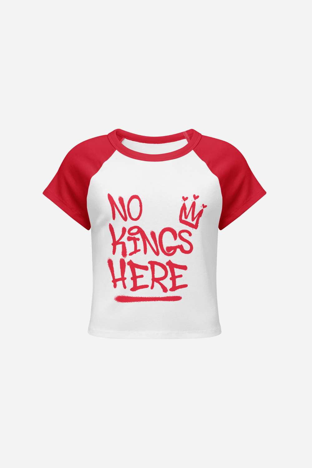 NKH LOVE Ladies Micro Rib Raglan Baby Tee