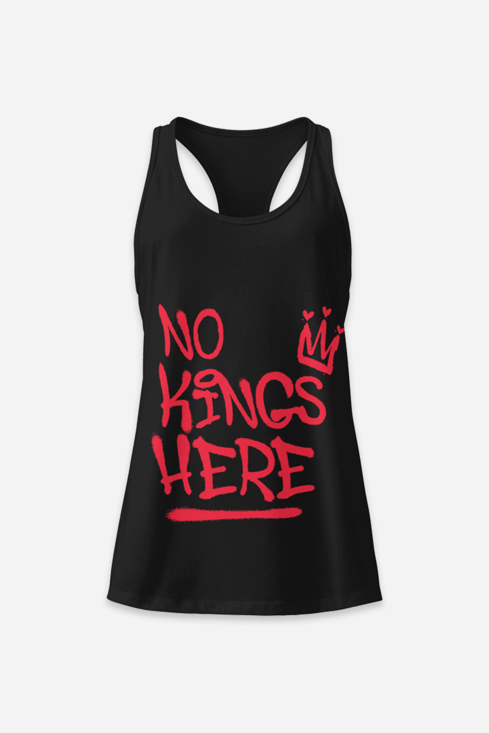 NKH LOVE Ladies Racerback Tank Top (Black)