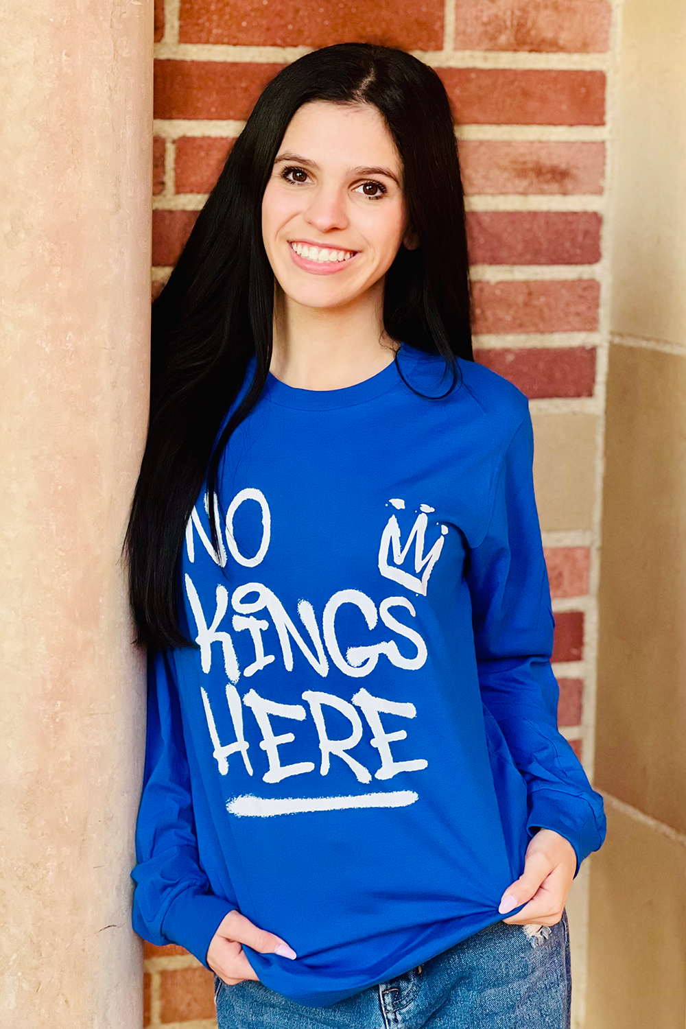 NKH LA (Blue) Graffiti Long-Sleeve Shirt