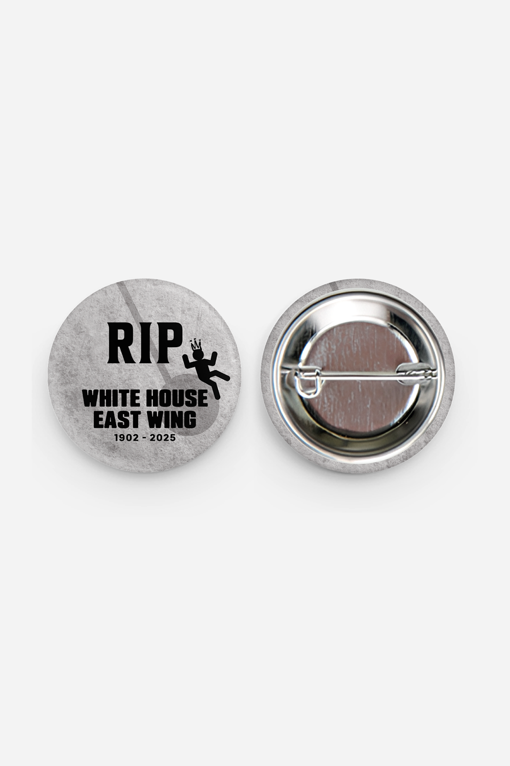 No Kings Here East Wing 1.25” Button