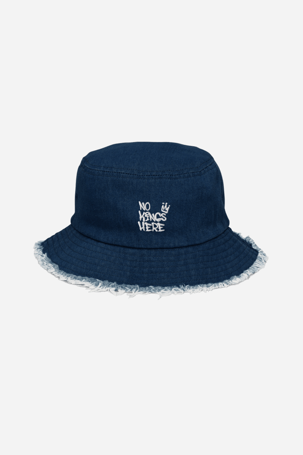 NKH LA (Blue) Graffiti Denim Bucket Hat