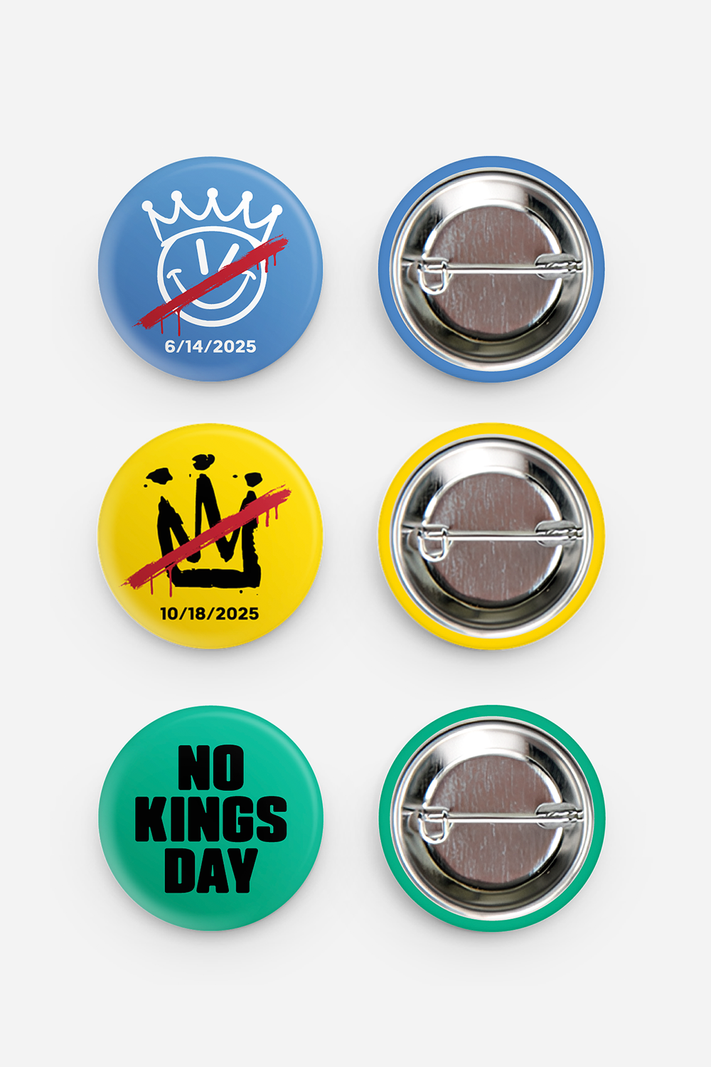 NKH x Eric Swalwell Collaboration 1” Baby Button Set of 3